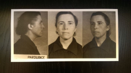 Fotografie Matky Vojěchy z vězení těsně po dosouzení ve věku 39 let